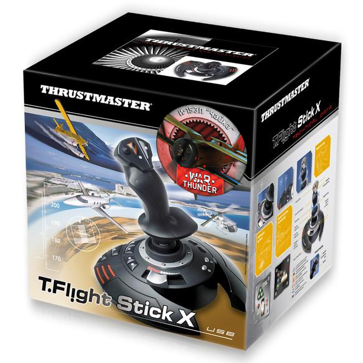 Джойстик Thrustmaster T-Flight Stick X PS3/PC Warthunder pack (2960694)  купить