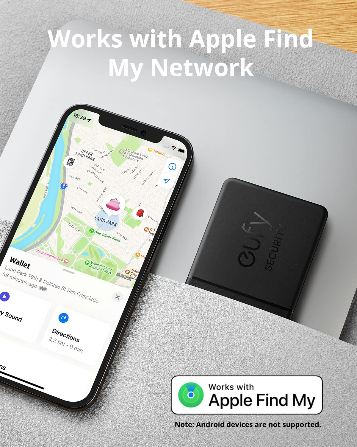 Смарт карта Anker Eufy SmartTrack Card Works with Apple Find My (T87B2)  купить