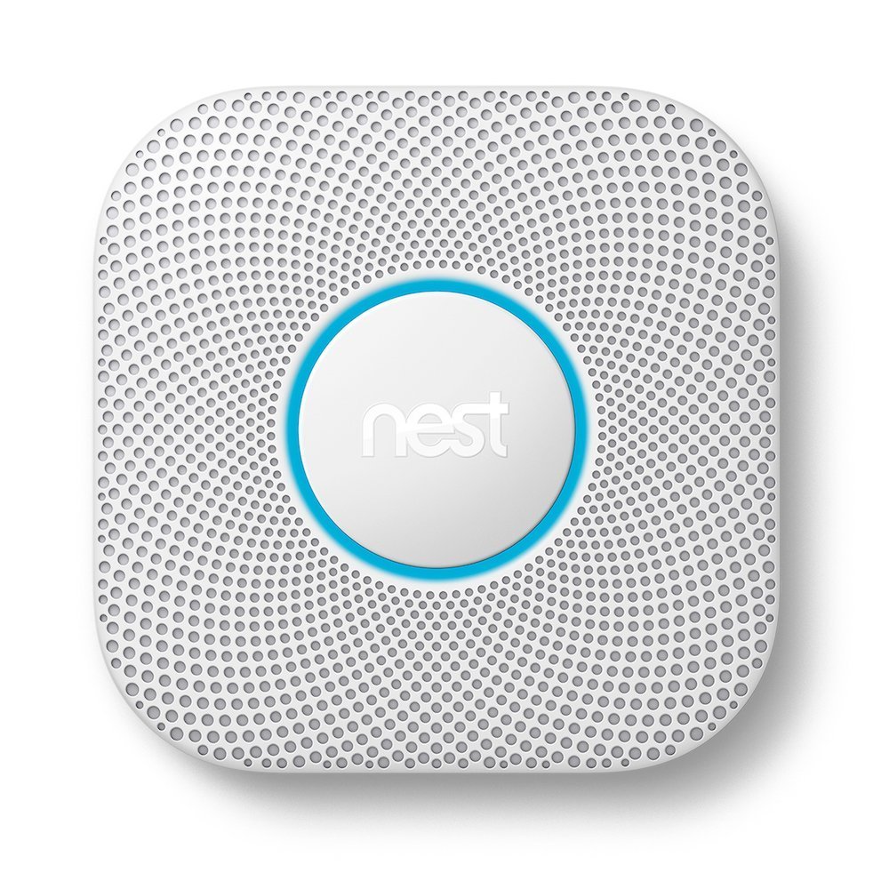 Датчик дыма и угарного газа Nest Protect Smoke белый (на батарейках)