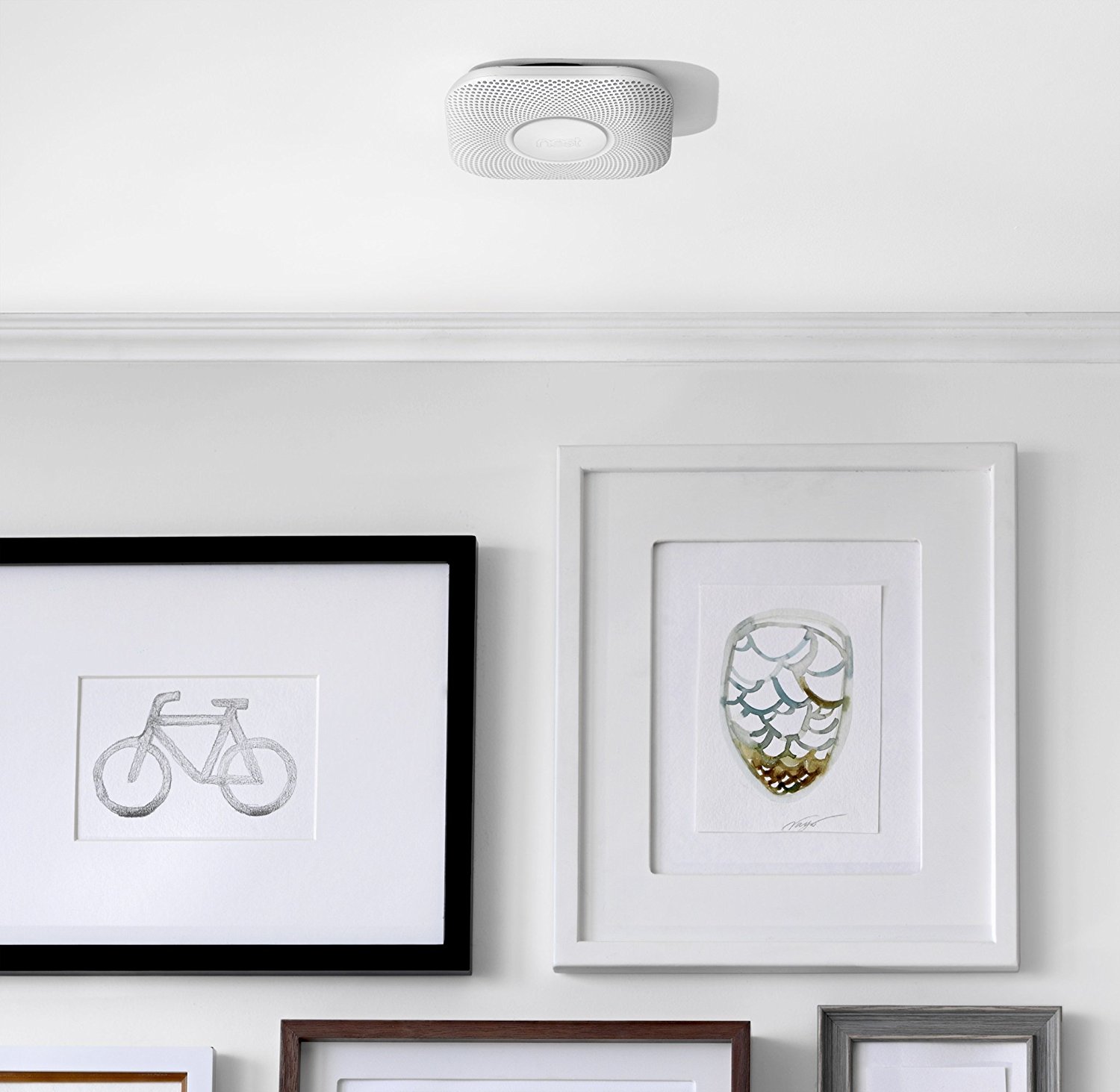 Датчик дыма и угарного газа Google Nest Protect Smoke and Carbon Monoxide  (CO) Alarm(Battery) S3000BWSE купить